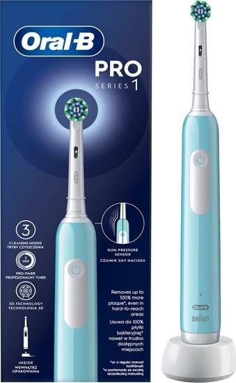 Picture of Szczoteczka Oral-B Pro CrossAction Caribbean Blue Blue