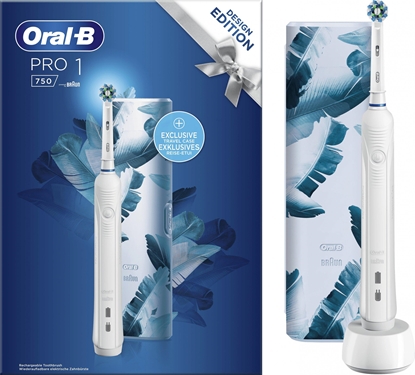 Attēls no Szczoteczka Oral-B Pro 1 750 CrossAction White + Etui White