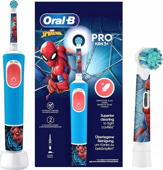 Picture of Szczoteczka Oral-B Vitality Pro Kids 103 Spiderman Blue