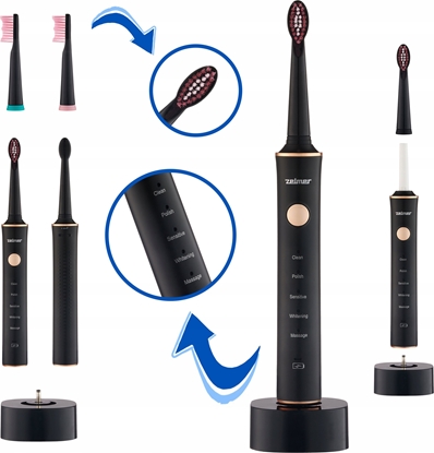 Attēls no Szczoteczka Zelmer ZTB2010K Czarna