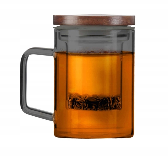 Picture of SZKLANKA Z ZAPARZACZEM SOHO 350 ML GRAFITOWA 29361