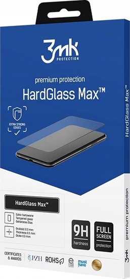 Изображение Szko hartowane 3MK HardGlass Max do      Samsung Galaxy A36/A56 czarny