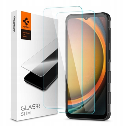 Attēls no SZKO HARTOWANE SPIGEN GLAS.TR SLIM 2-PACK GALAXY XCOVER 7 / 7 PRO CLEAR