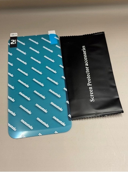 Изображение Szko Hybrydowe 9H MONSTELO do iPhone 16 Pro + Zestaw do Montau 5szt