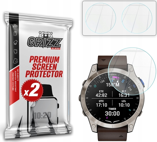 Picture of Szko hybrydowe GrizzGlass HybridGlass do Garmin D2 Mach 1 47mm