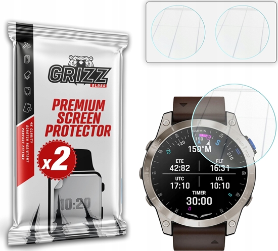 Picture of Szko hybrydowe GrizzGlass HybridGlass do Garmin D2 Mach 1 Pro 51mm