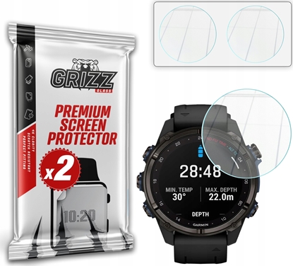Изображение Szko hybrydowe GrizzGlass HybridGlass do Garmin Descent Mk3i 51mm
