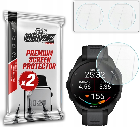 Picture of Szko hybrydowe GrizzGlass HybridGlass do Garmin Forerunner 165