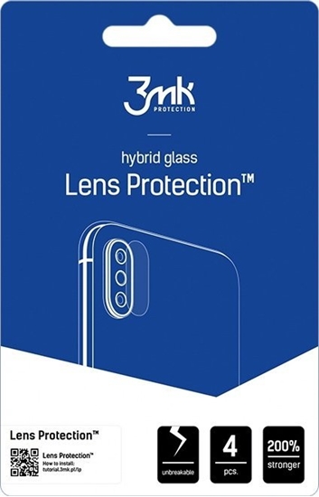 Picture of Szko hybrydowe na obiektyw aparatu 3MK Lens Protection Xiaomi Redmi Note 14 5G [4 PACK]