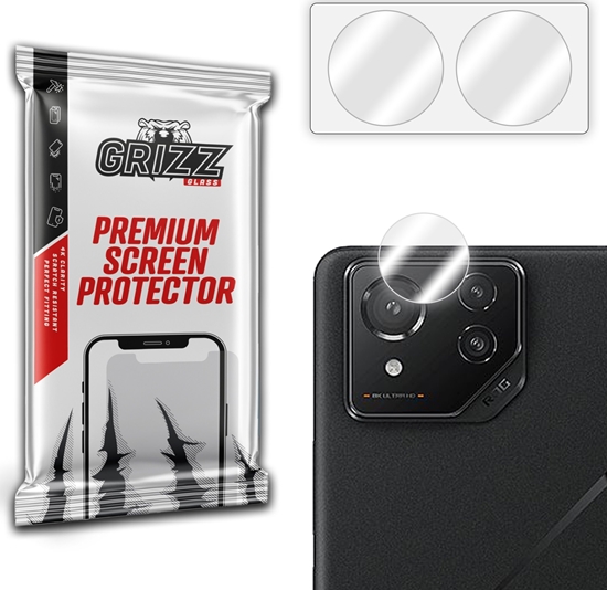 Изображение Szko na aparat GrizzGlass HybridGlass Camera do Asus ROG Phone 9 FE [2 PACK]