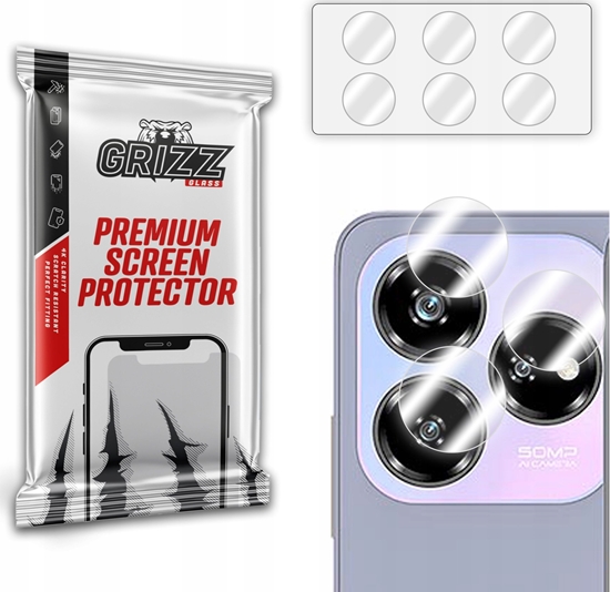 Picture of Szko na aparat GrizzGlass HybridGlass Camera do ZTE Blade V60 Design