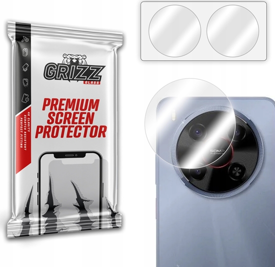 Picture of Szko na aparat GrizzGlass HybridGlass Camera do ZTE Blade V70 Max [2 PACK]