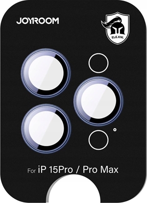 Attēls no Szko ochronne Joyroom JR-MFY0253 na obiektywy iPhone 15 Pro/15 Pro Max - niebieskie