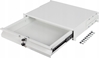 Picture of Szuflada do szaf 19 cali 2U 360mm szara 2U/483x360mm udźwig do 90kg montaż 4 punktowy