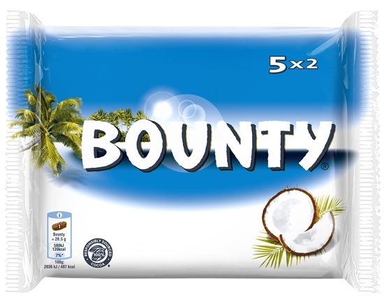 Изображение Šokolādes batoniņš BOUNTY 5-paka_NEW