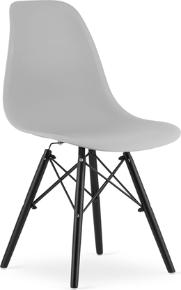 Picture of Taakie Meble Krzeso OSAKA szare / nogi czarne x 4