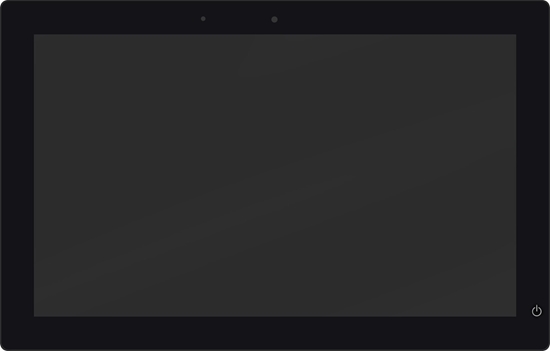 Picture of Tablet Allnet ALLNET Meetingraum RGB LED Tablet 10 Zoll RK3568 8GB/32GB Wifi,A ndroid 11 NFC Farbe schwarz MeetOne-101-C0