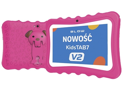 Picture of Tablet KidsTAB7 V2 4/32GB różowe etui kamera 2MP