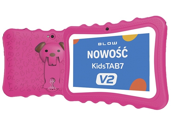 Picture of Tablet KidsTAB7 V2 4/32GB różowe etui kamera 2MP