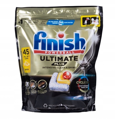 Picture of Tabletki do zmywarki FINISH Ultimate Plus, 45 szt., lemon