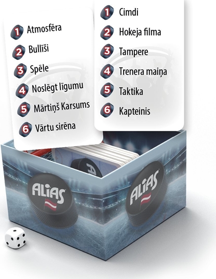 Picture of Tactic TACTIC Boardgame Alias: Hockey (In Latvian lang.)