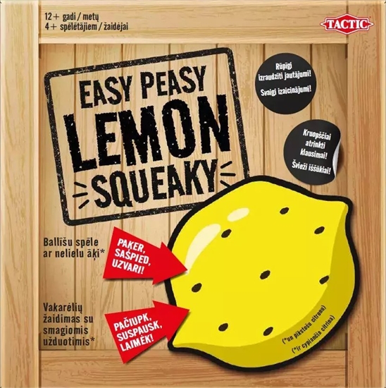 Picture of Tactic TACTIC Boardgame Lemon Squeaky (in Latvian and Lithuanian lang.)