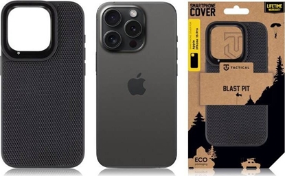 Attēls no Tactical Tactical Blast Pit Cover for Apple iPhone 15 Pro Black standard