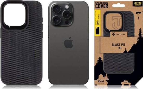 Picture of Tactical Tactical Blast Pit Cover for Apple iPhone 15 Pro Black standard
