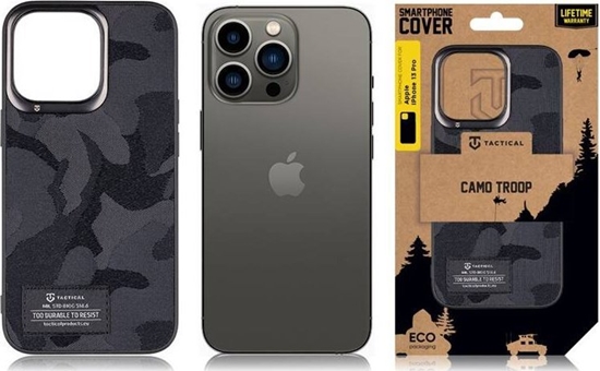 Picture of Tactical Tactical Camo Troop Cover for Apple iPhone 13 Pro Black standard