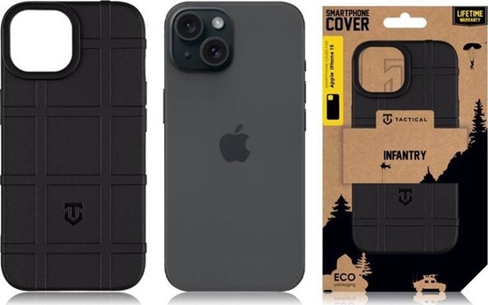 Picture of Tactical Tactical Infantry Cover for Apple iPhone 15 Black standard