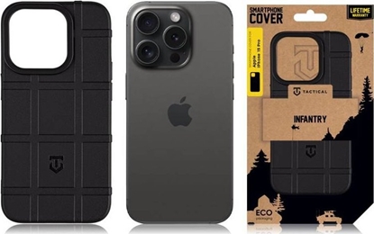 Attēls no Tactical Tactical Infantry Cover for Apple iPhone 15 Pro Black standard