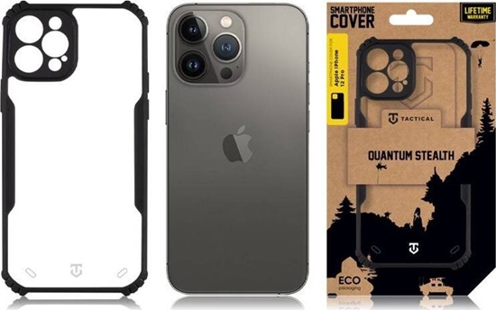 Picture of Tactical Tactical Quantum Stealth Cover for Apple iPhone 12 Pro Clear/Black standard