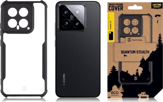 Picture of Tactical Tactical Quantum Stealth Cover for Xiaomi 14 Clear/Black standard