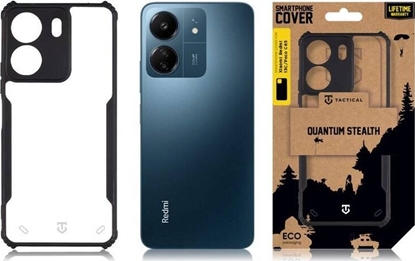 Attēls no Tactical Tactical Quantum Stealth Cover for Xiaomi Redmi 13C/Poco C65 Clear/Black standard