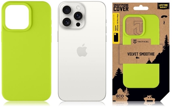 Picture of Tactical Tactical Velvet Smoothie Cover for Apple iPhone 15 Plus Avocado