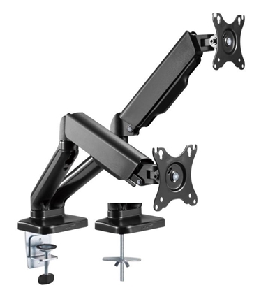 Attēls no TECHLY Double Monitor Desk Stand 17-32in