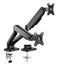 Picture of TECHLY Double Monitor Desk Stand 17-32in