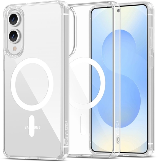 Picture of Tech-Protect Tech-Protect FlexAir Hybrid MagSafe Case for Samsung Galaxy S25 Edge - Clear