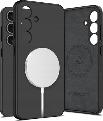 Attēls no TECH-PROTECT LIQUID SILICONE MAGSAFE GALAXY S25+ PLUS BLACK