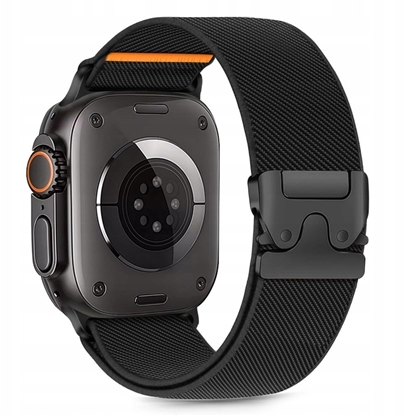 Изображение TECH-PROTECT NYLON CLASP APPLE WATCH 6 / 7 / 8 / 9 / 10 / SE / ULTRA 1 / 2 (44 / 45 / 46 / 49 MM) BLACK