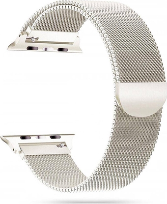 Attēls no Tech-Protect Pasek do APPLE WATCH 4 / 5 / 6 / 7 / 8 / SE (38 / 40 / 41 MM) Tech-Protect Milaneseband Starlight