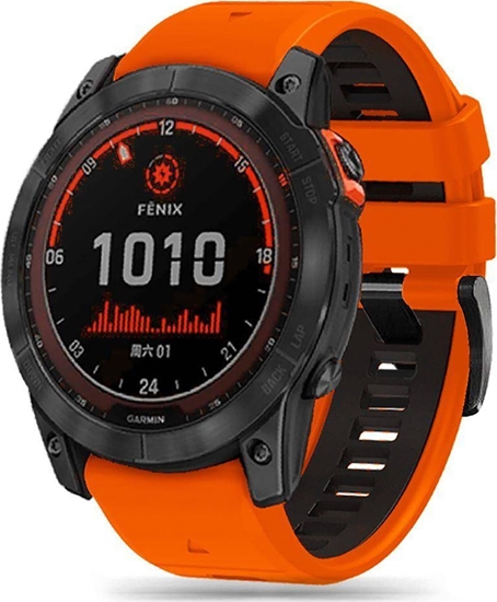 Picture of Tech-Protect Pasek do GARMIN FENIX 3 / 5X / 3HR / 5X PLUS / 6X / 6X PRO / 7X Tech-Protect IconBand pomaraczowo-czarne