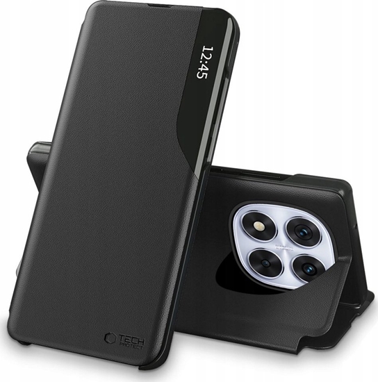 Picture of Tech-Protect Tech-Protect Smart View Case for Xiaomi Redmi Note 14 Pro 5G / Poco X7 5G - Black