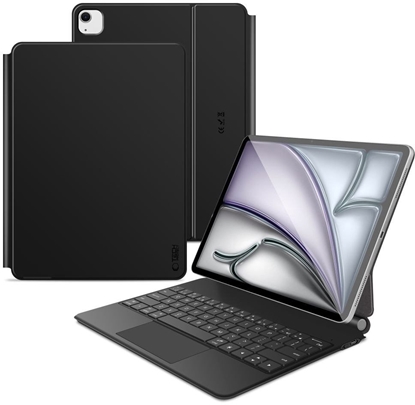 Изображение TECH-PROTECT SMARTCASE MAGNETIC + KEYBOARD IPAD PRO 12.9 4 / 5 / 6 / 2020-2022 / AIR 13 1 / 2 / 2024-2025 BLACK
