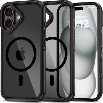 Attēls no Tech-Protect TECH-PROTECT MAGHYBRID MAGSAFE IPHONE 16 BLACK/RED