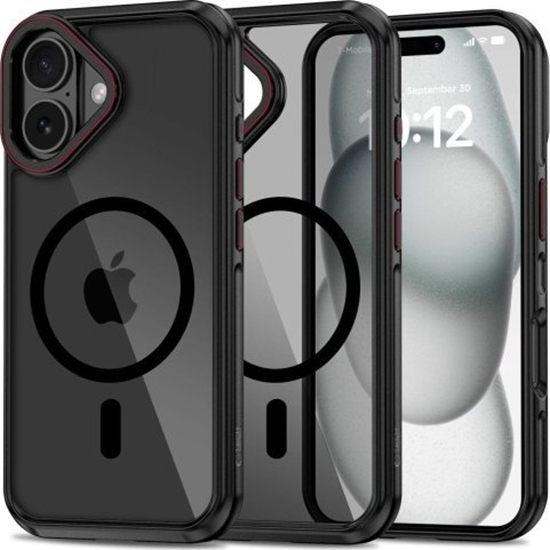 Изображение Tech-Protect TECH-PROTECT MAGHYBRID MAGSAFE IPHONE 16 BLACK/RED