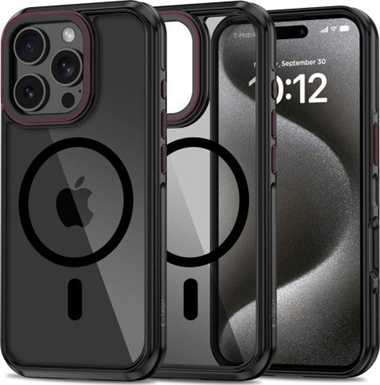 Изображение Tech-Protect TECH-PROTECT MAGHYBRID MAGSAFE IPHONE 16 PRO BLACK/RED