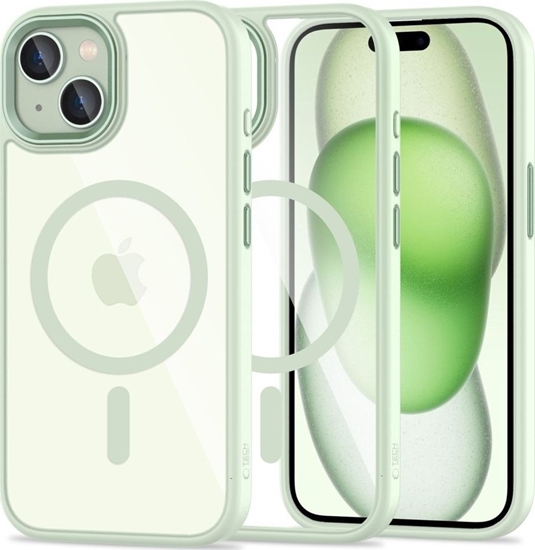 Изображение Tech-Protect TECH-PROTECT MAGMAT MAGSAFE IPHONE 15 GREEN/CLEAR