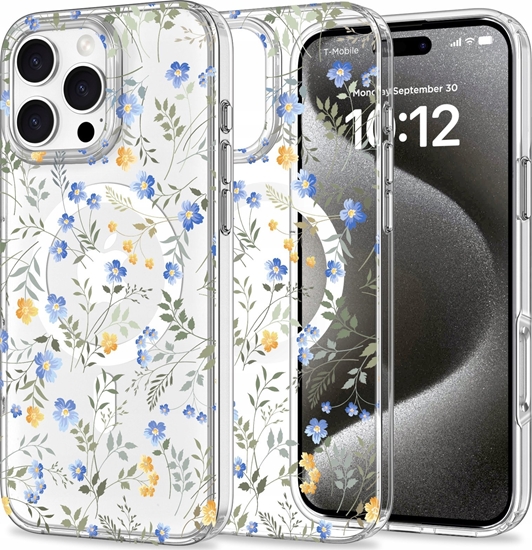 Изображение Tech-Protect TECH-PROTECT MAGMOOD MAGSAFE IPHONE 16 PRO SPRING FLOWERS