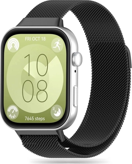 Picture of Tech-Protect Tech-Protect Milaneseband | Pasek do Huawei Watch Fit 3 | Czarny